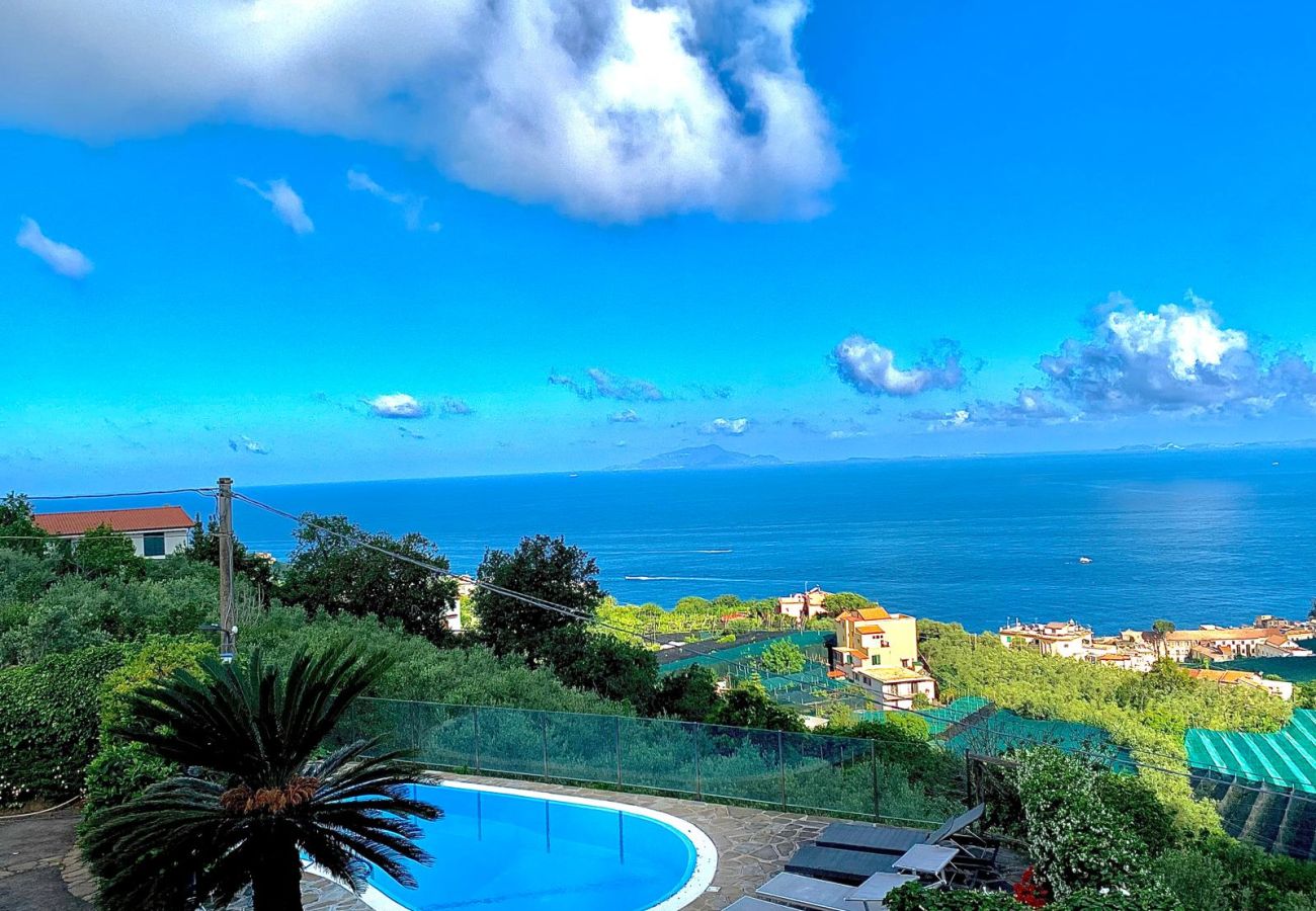 Villa a Massa Lubrense - AMORE RENTALS - Villa Stone on the Sea con Piscina Privata e Giardino