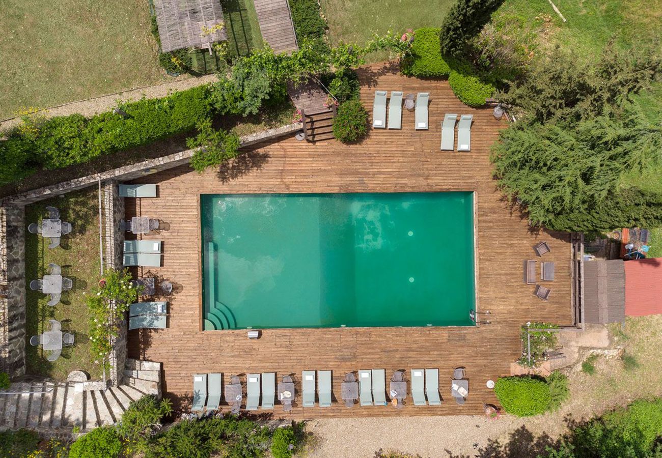 Villa a Greve in Chianti - AMORE RENTALS - Villa Il Casello con Piscina, SPA, Ideale per Gruppi