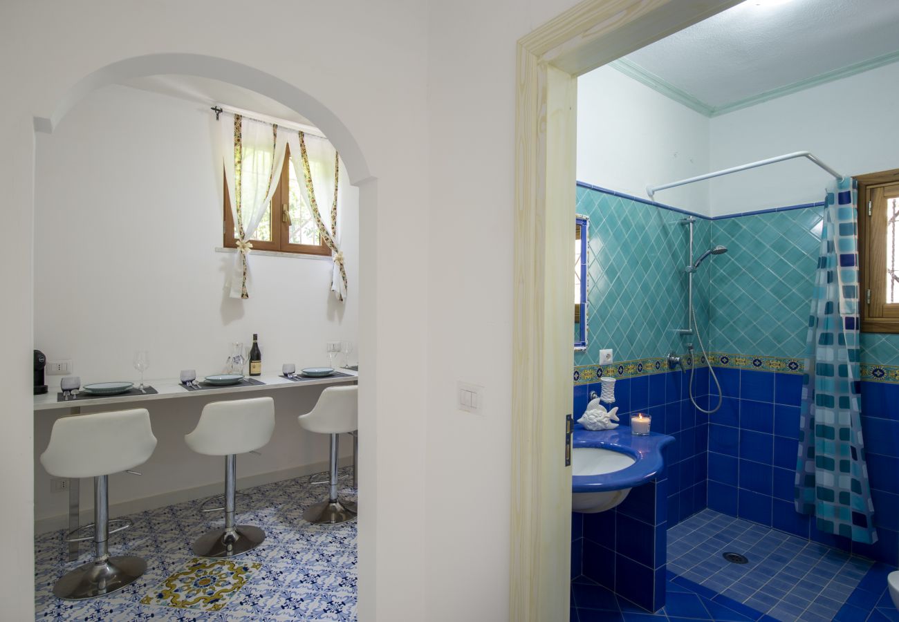 Casa a Positano - AMORE RENTALS - Residence Barbera con Terrazza e Aria Condizionata