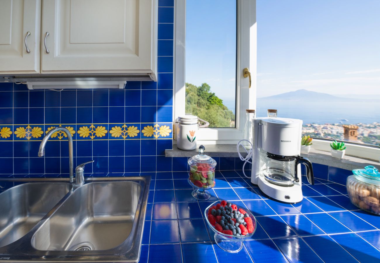 Villa a Sorrento - AMORE RENTALS - Villa Grazielluccia con Vista Mare e Parcheggio