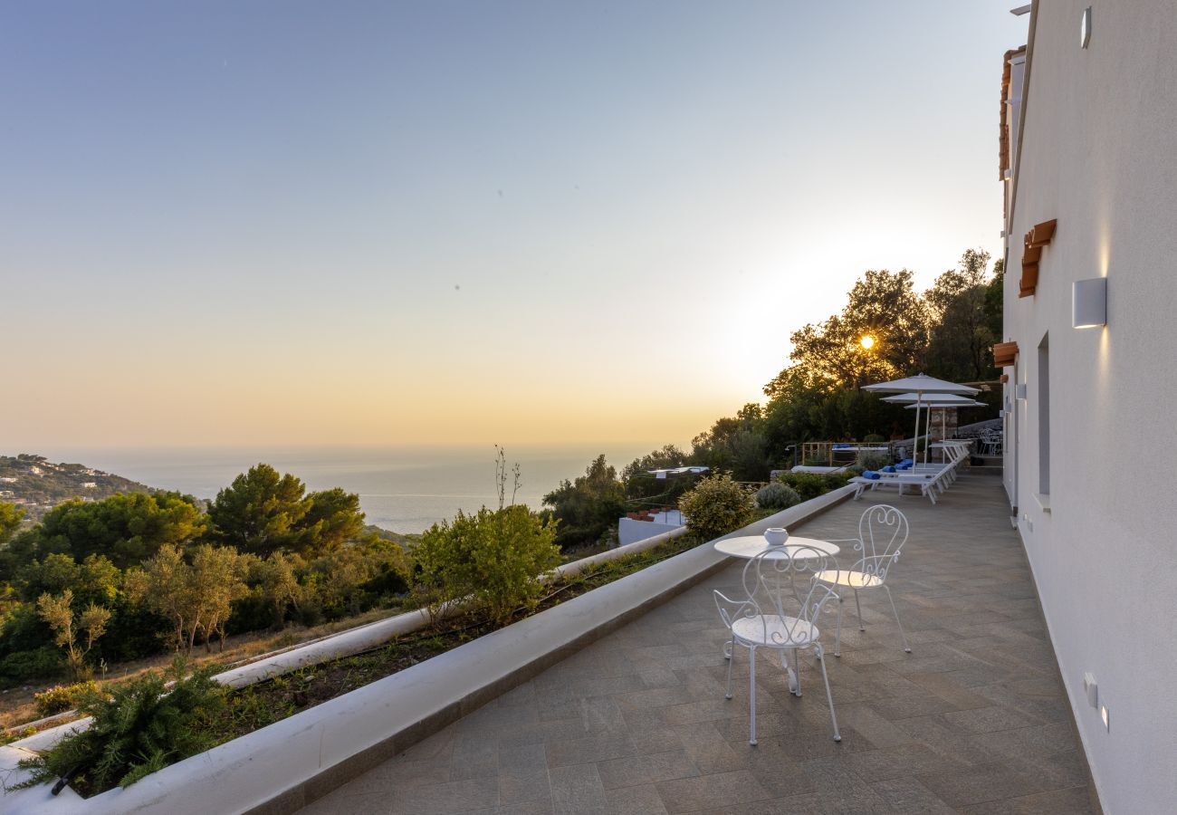 Villa a Anacapri - AMORE RENTALS - Villa Olivella con Piscina, Giardino e Vista Mare