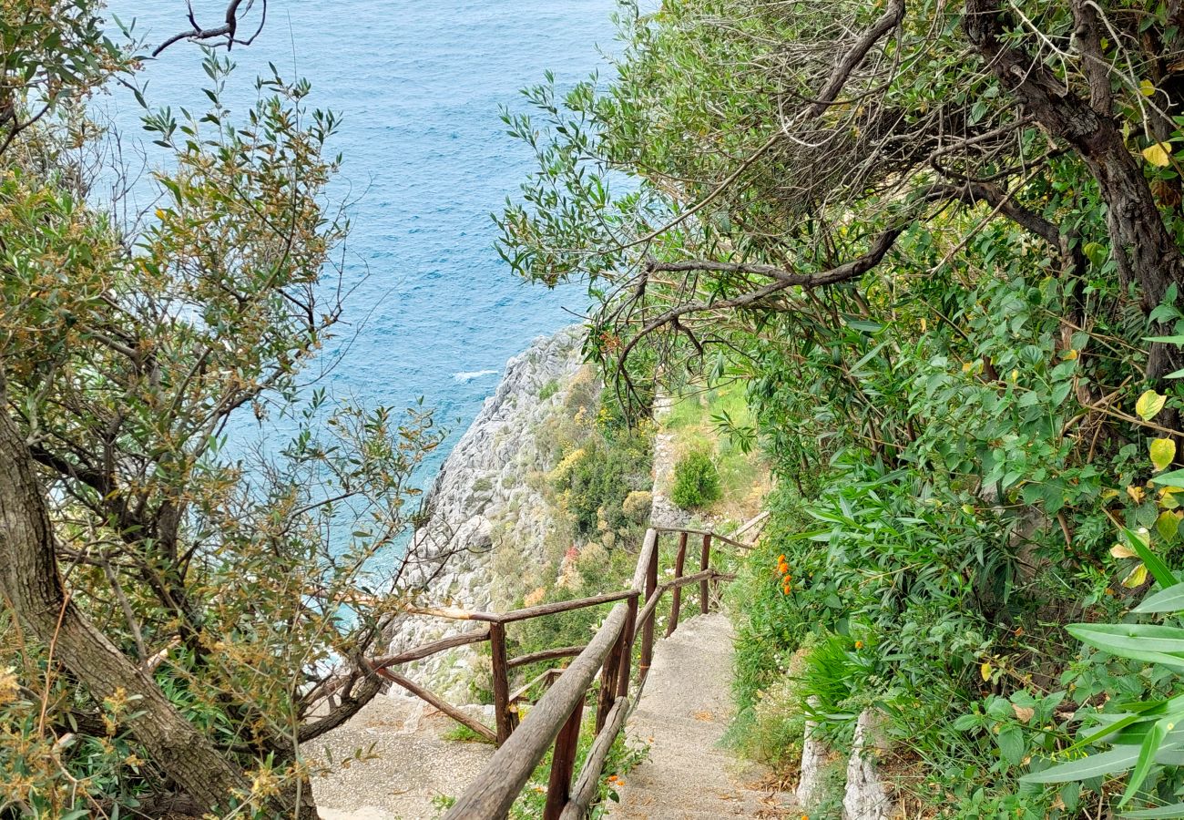 Casa a Praiano - AMORE RENTALS - Casa Gianna con Vista Mare e Discesa diretta al Mare