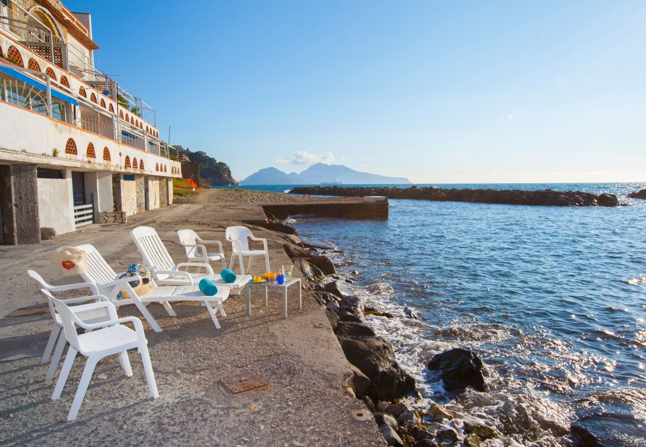 Villa a Massa Lubrense - AMORE RENTALS - Villa Marti con Piscina e Discesa al Mare