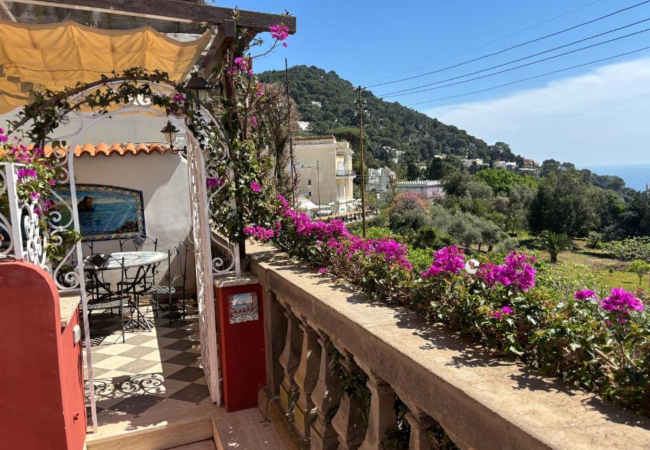 House in Capri - AMORE RENTALS - Villetta Andri with Sea View, a Few Minutes Away from La Piazzetta