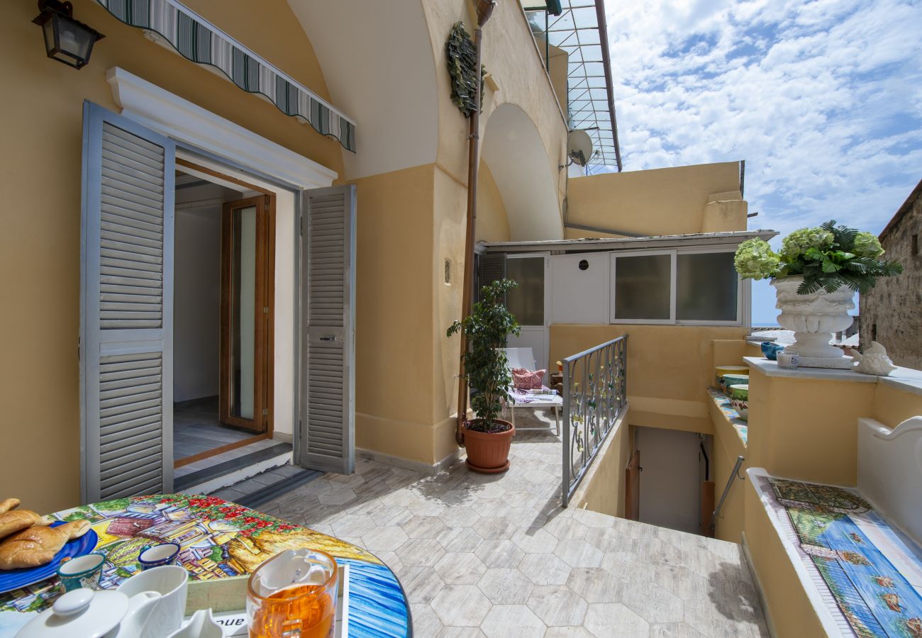 House in Positano - AMORE RENTALS - Residence Barbera with Terrace and Air Conditioning