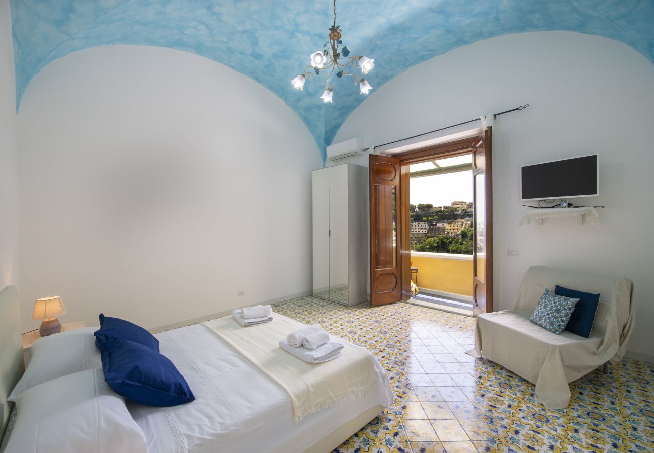 House in Positano - AMORE RENTALS - Residence Barbera with Terrace and Air Conditioning