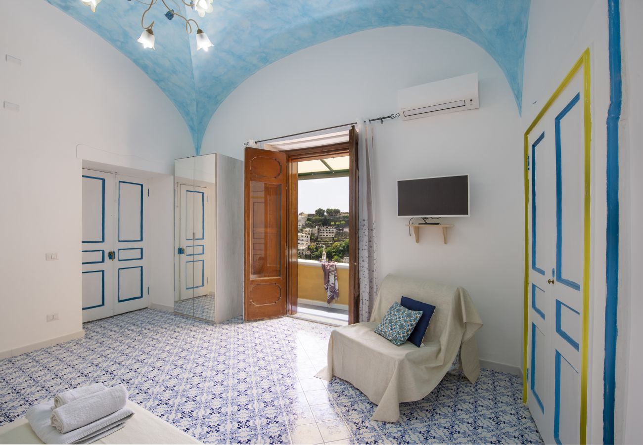 House in Positano - AMORE RENTALS - Residence Barbera with Terrace and Air Conditioning