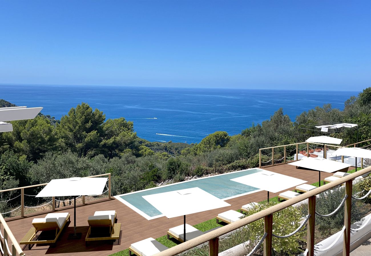 Villa in Anacapri - AMORE RENTALS - Villa Olivella with Pool, Garden and Sea View