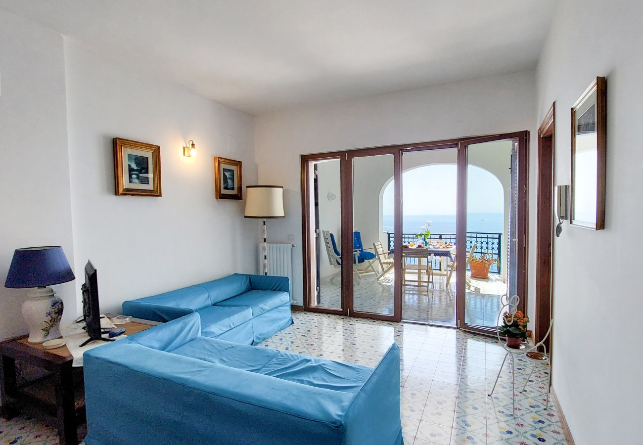 House in Praiano - AMORE RENTALS - Casa Gianna with Sea View and Direct Access to the Sea