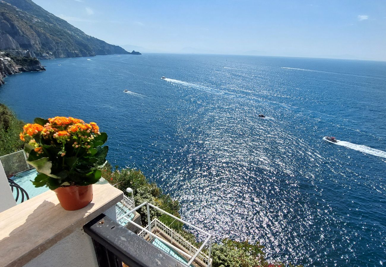 House in Praiano - AMORE RENTALS - Casa Gianna with Sea View and Direct Access to the Sea