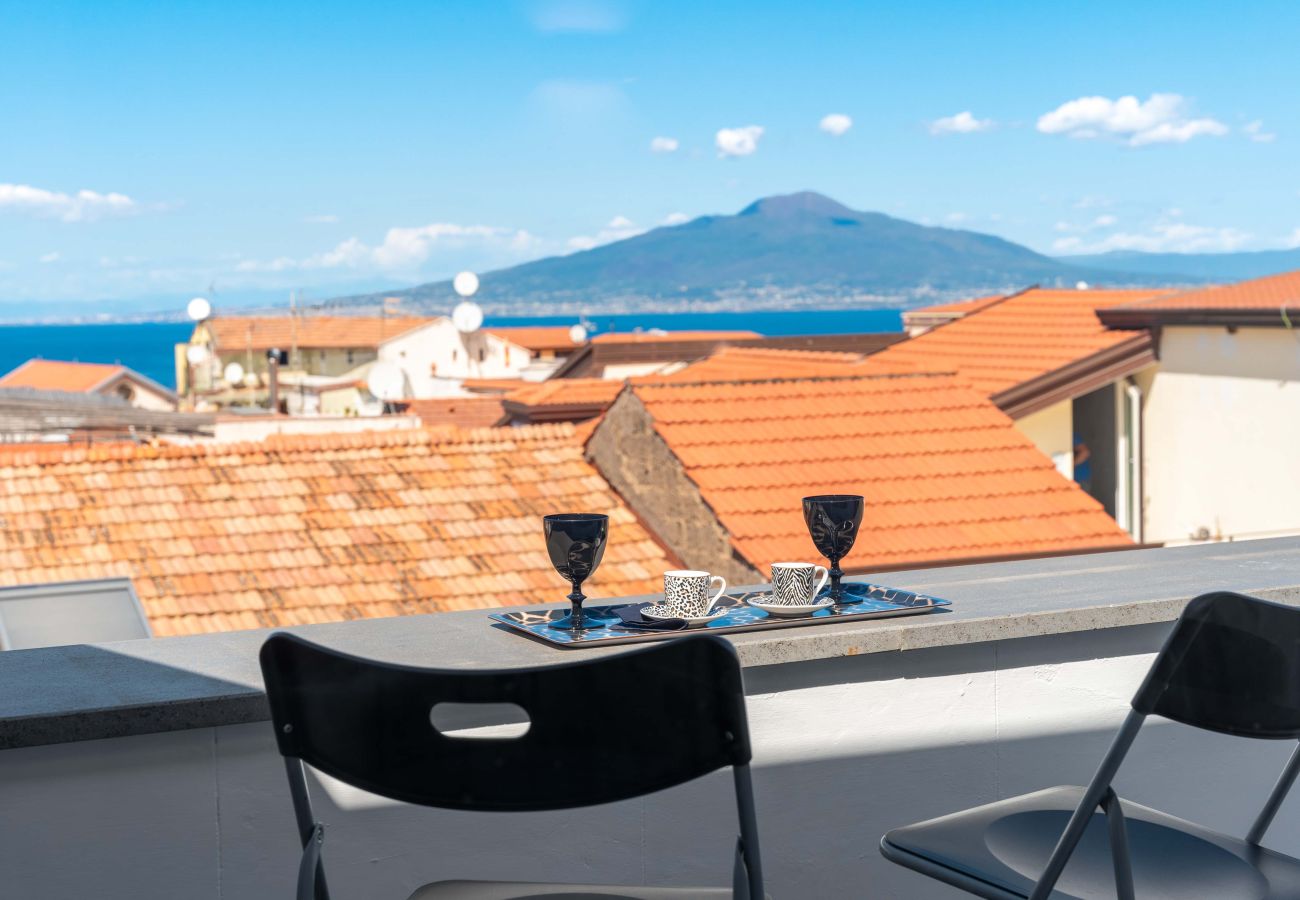 Apartment in Sorrento - AMORE RENTALS - Apartment The Roof with Terrace and Sea View